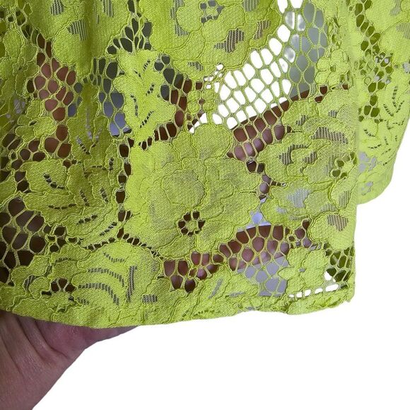 Free People Lace Halter Neck Top, Yellow Size XS - Picture 4 of 7